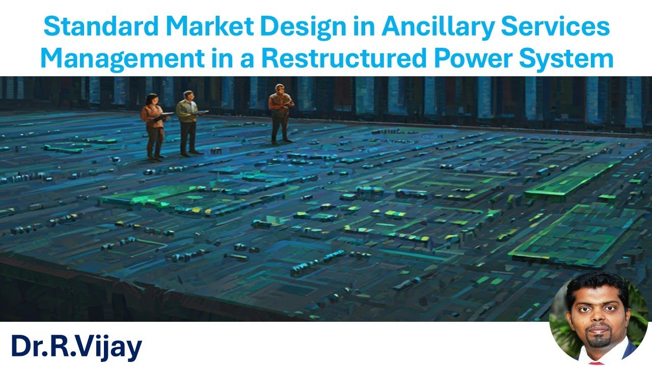 Standard Market Design in Ancillary Services Management in a Restructured Power System #rps