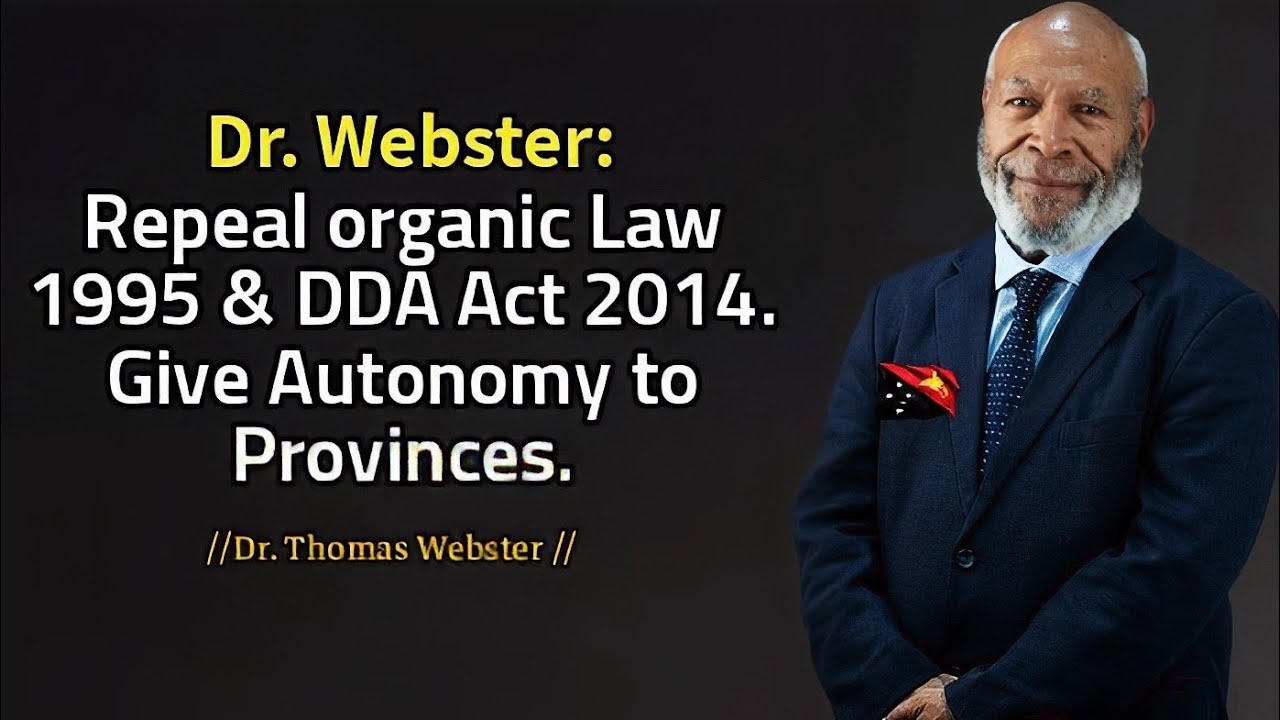 Dr. Webster on Provincial Autonomy