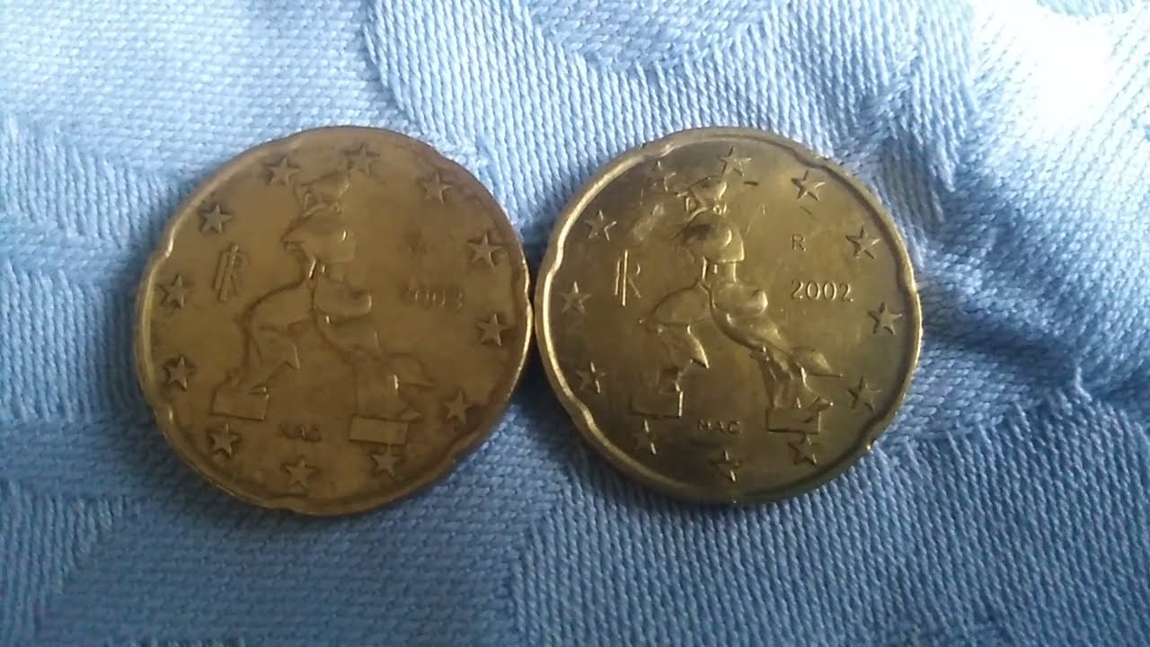 اعرف خطأ الصك 20 يورو سنت إيطالي ١٠٠٠ يورو