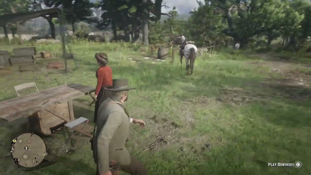 Ms. Grimshaw Tries Sneaking A FART - Red Dead Redemption 2