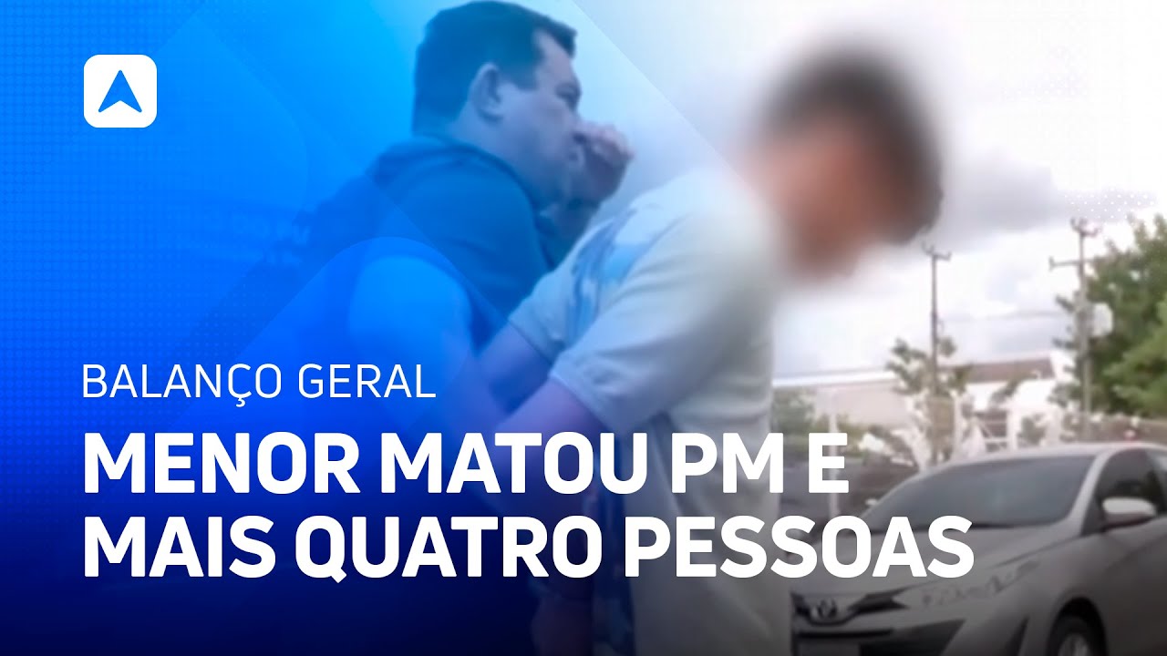 Menor ligado a morte de PM é apreendido; suspeito de outros quatro homicídios