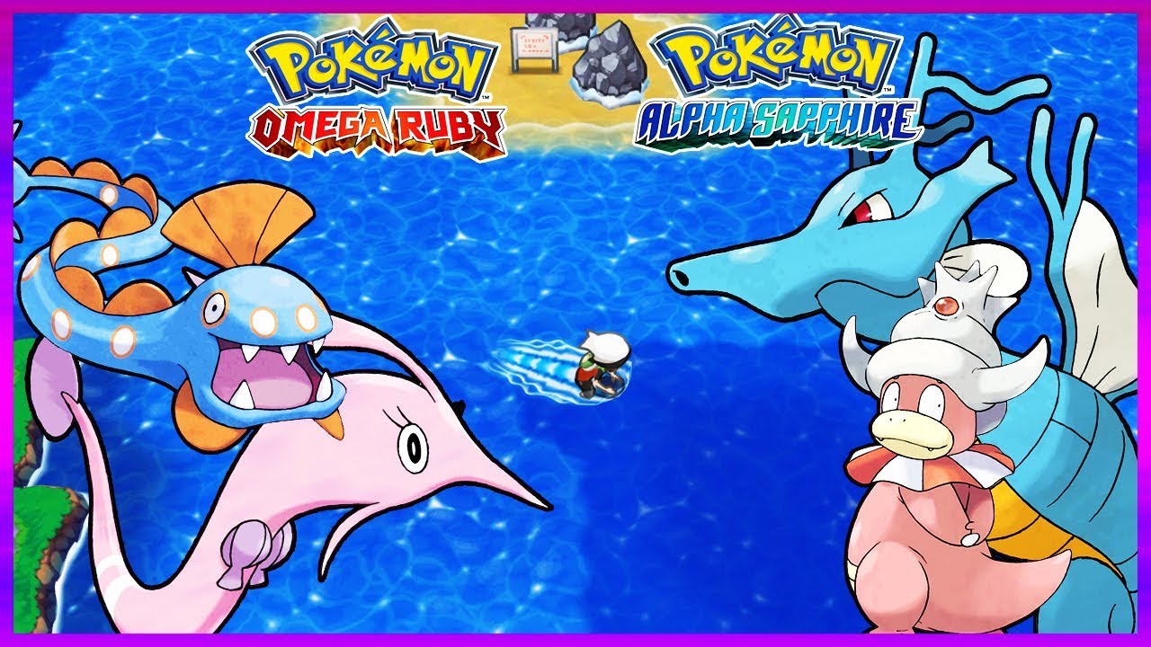 Pokemon OmegaRuby & AlphaSapphire - How to Get Huntail,Gorebyss,Kingdra & Slowking