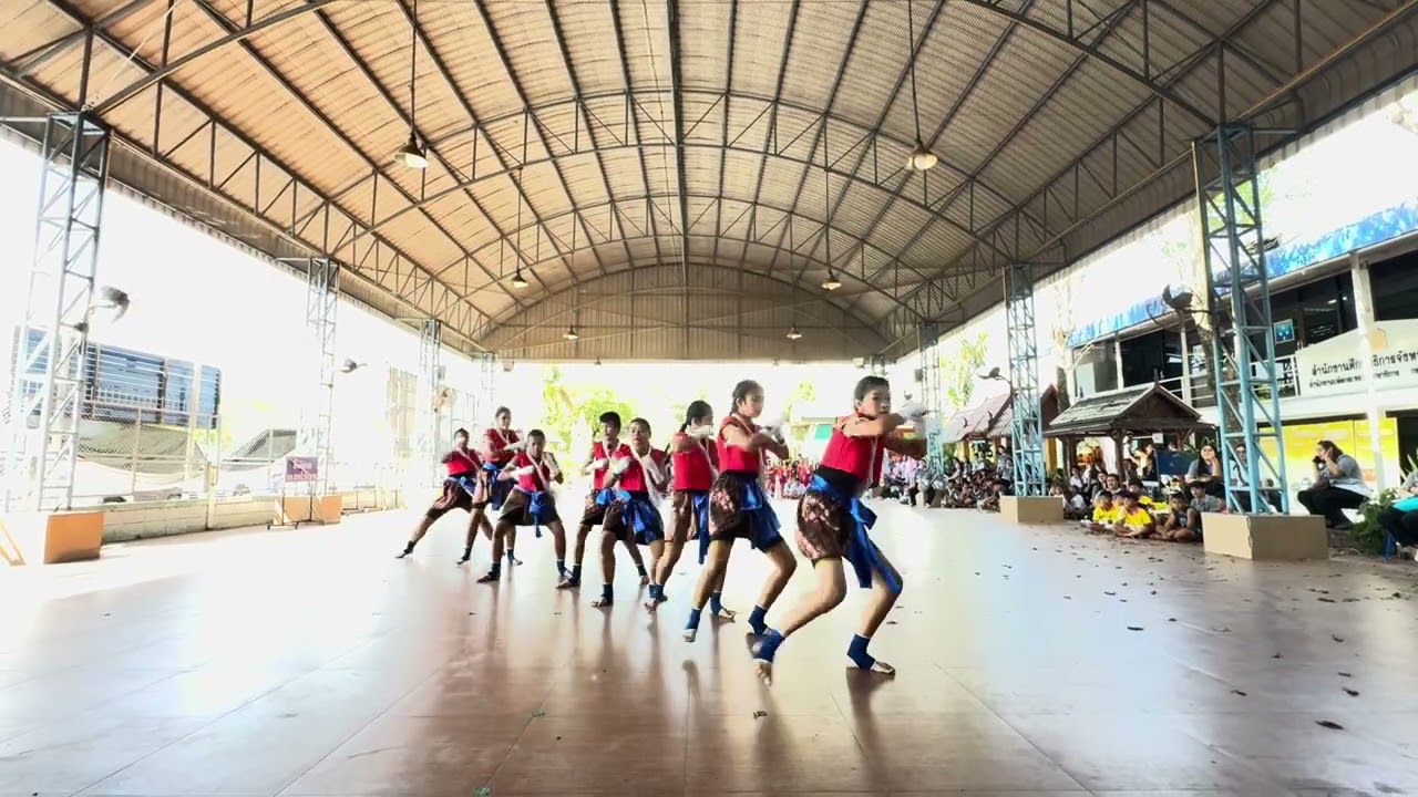 คีตะมวยไทย ประถม โรงเรียนบ้านหนองยาง ศิลปหัตถกรรมครั้งที่ 73