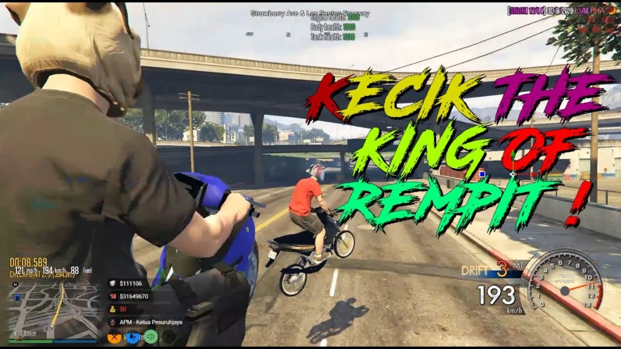 REMPIT GTAV - KEPALA ANJING BUAT TAIK (EP 1)