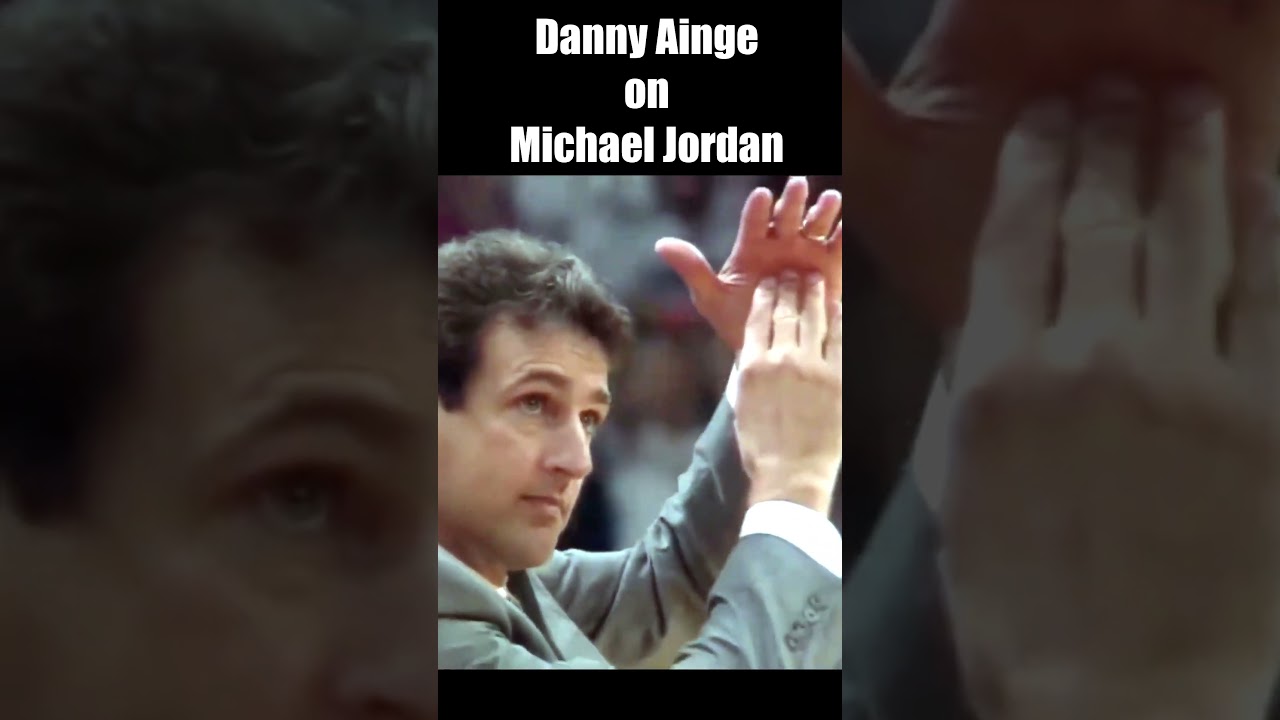 DANNY AINGE on JORDAN #goat #nba #basketball