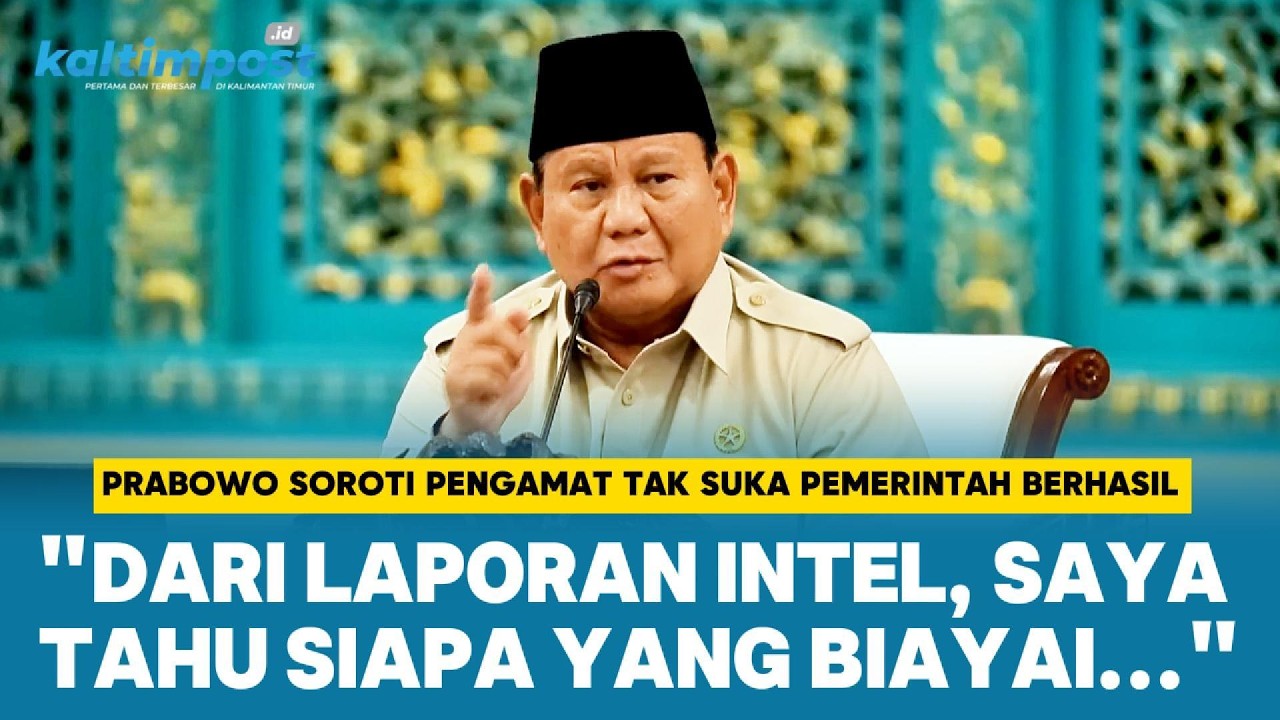 Prabowo Ancam Tertibkan Pengamat Anti Pemerintah, Klaim Sudah Punya Data Intelijen Siapa yang Biayai