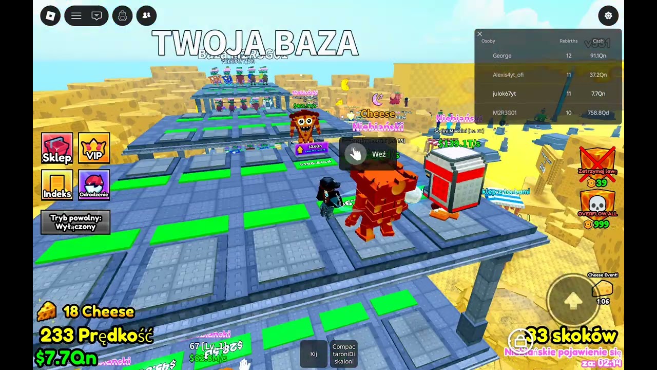 Event w survive lava for brairots