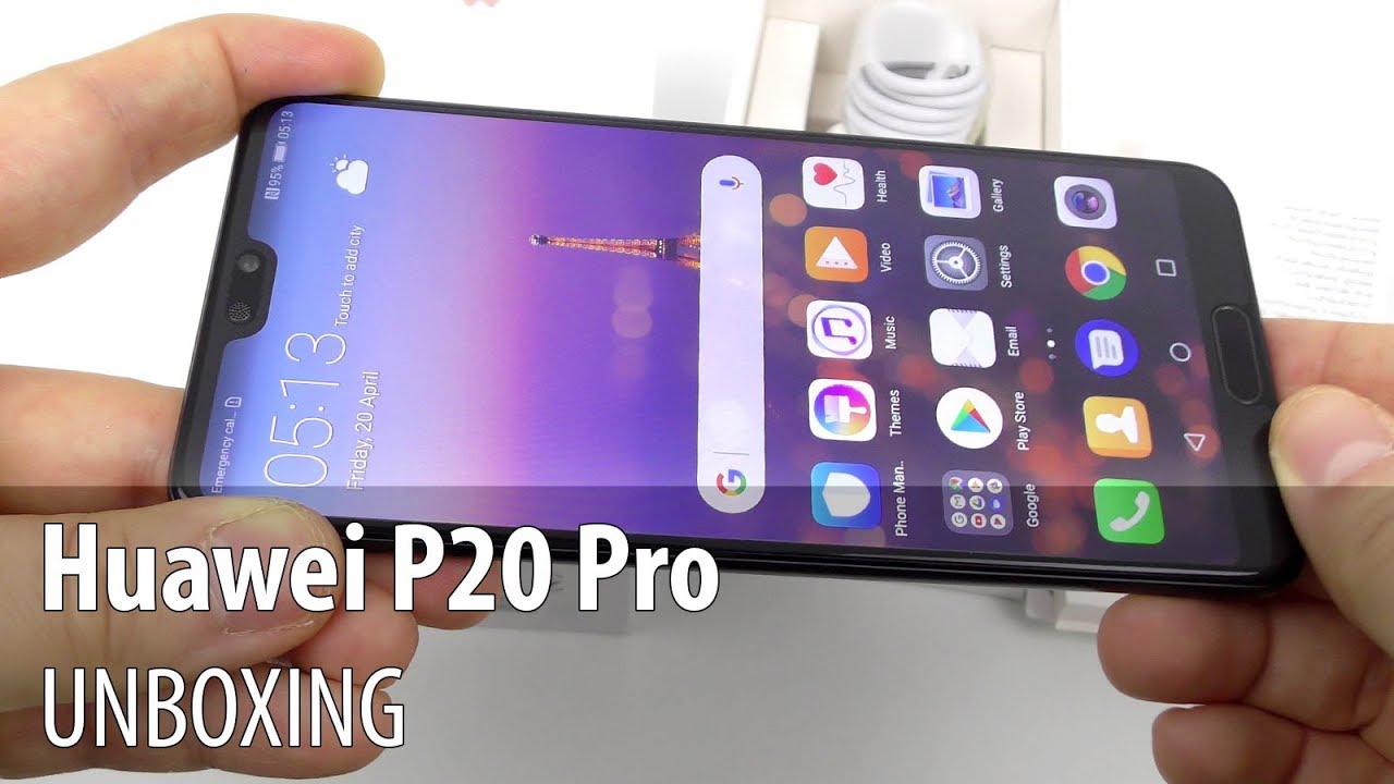 Huawei P20 Pro Unboxing  (Huawei 2018 Flagship With Triple Camera, Notch, AI)