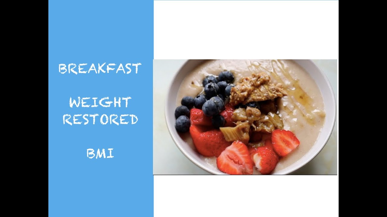 ANOREXIA RECOVERY 1 MONTH ON — WEIGHT RESTORED AND BMI TALK