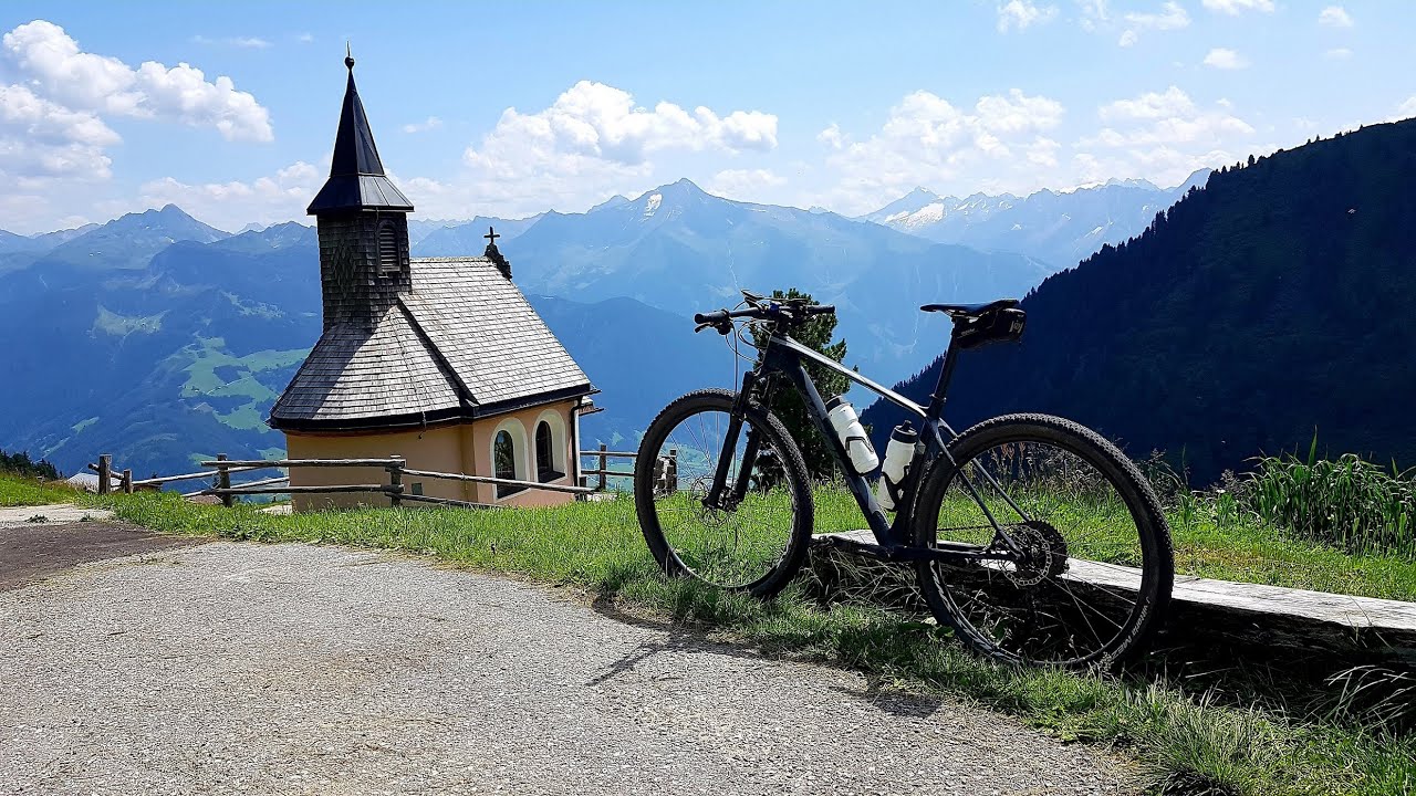 Austria, Alpy,  Tyrol, SKI-Optimal Hochzillertal rowerem