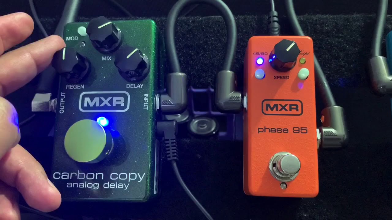Review en español del pedal carbon copy de la marca MXR