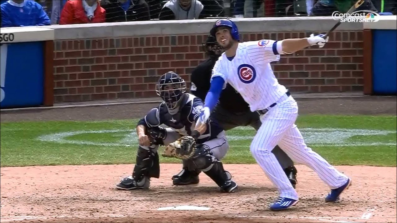 Kris Bryant's First MLB Hit