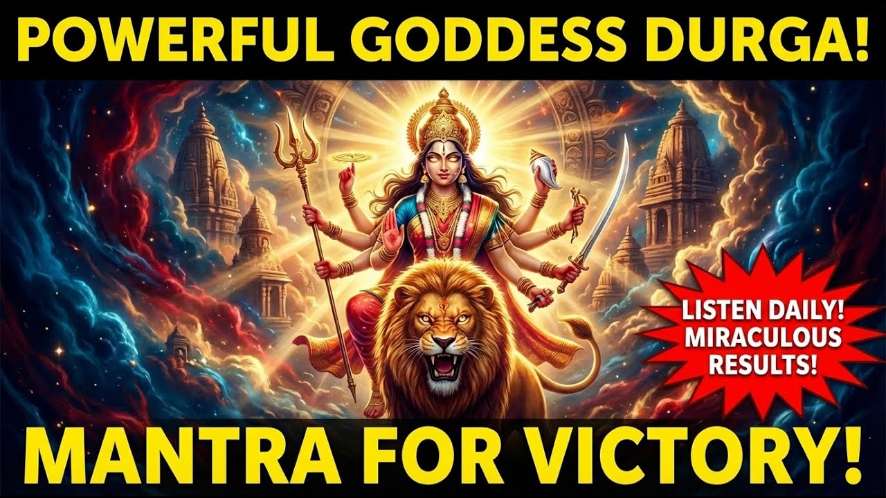 🔥 Aigiri Nandini | Mahishasura Mardini Stotram | Powerful Durga Stotram 🔥