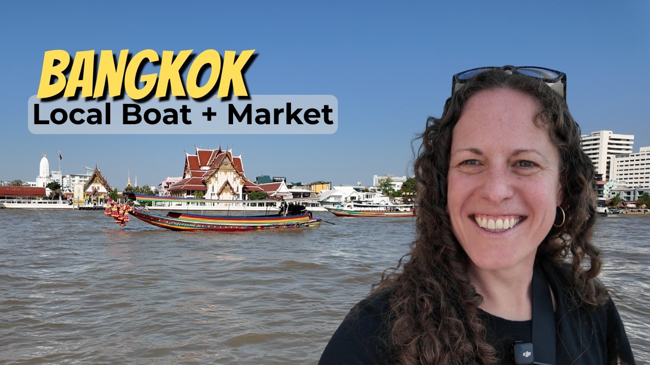 Bangkok’s Orange Flag Boat 🇹🇭 | Riding the Chao Phraya to a Local Market