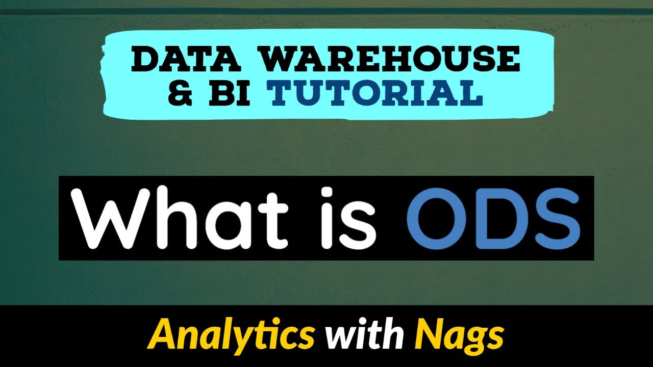 What is ODS | Data Warehouse Tutorial For Beginners | Data Warehouse Concepts (8/30)