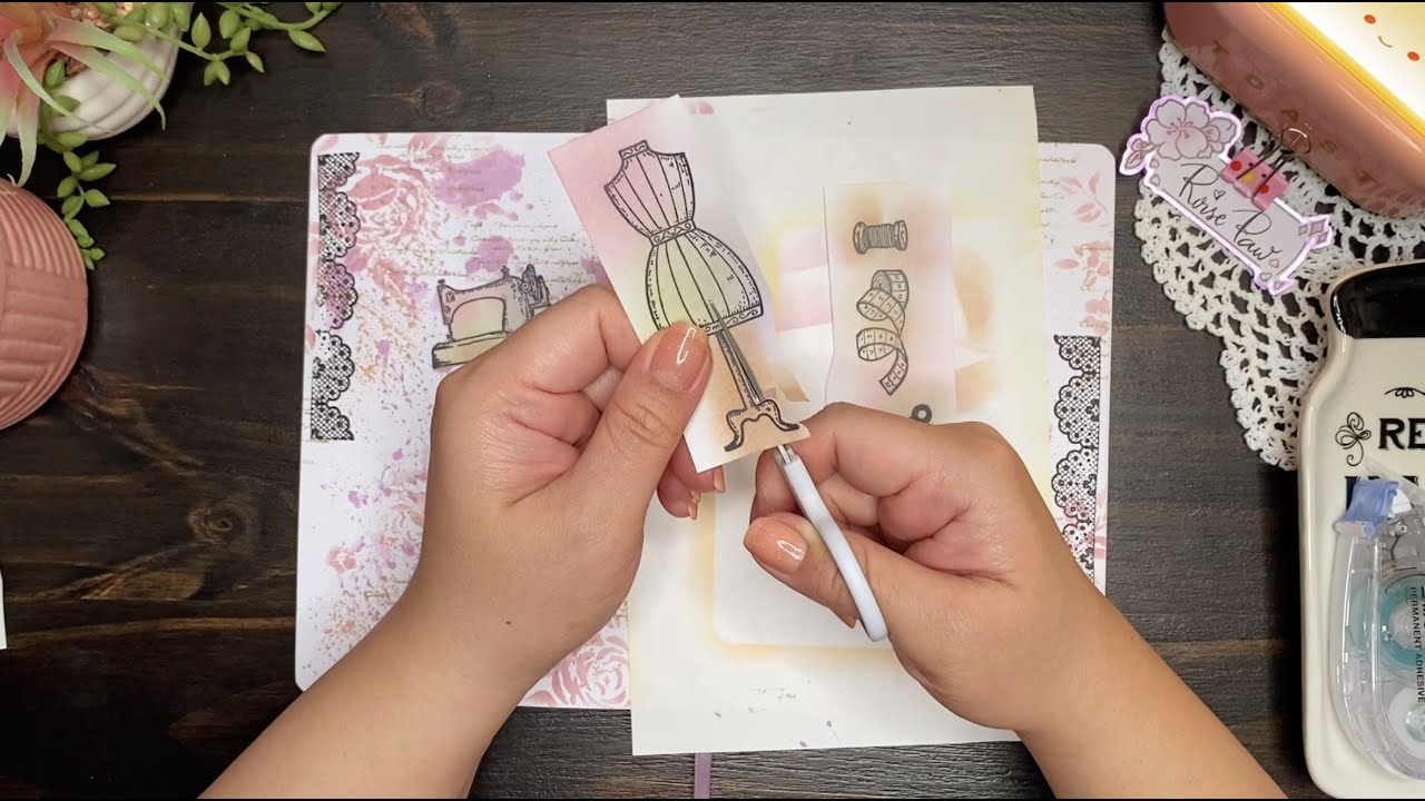 ASMR | Seamstress 🧵| Relaxing Scrapbooking | No Music | No Talking