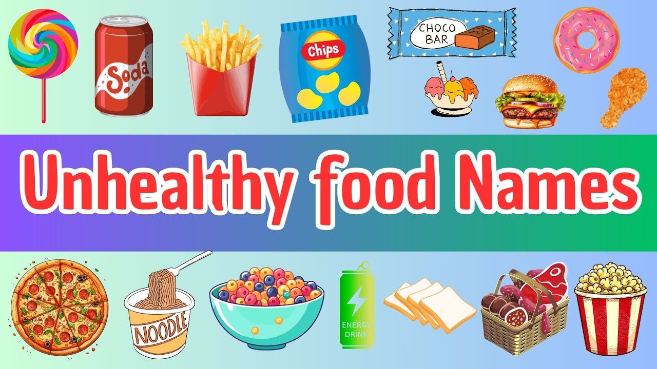Unhealthy Foods for Kids: Learn Why These Foods Are Not Good for You! | Healthy Eating for Kids