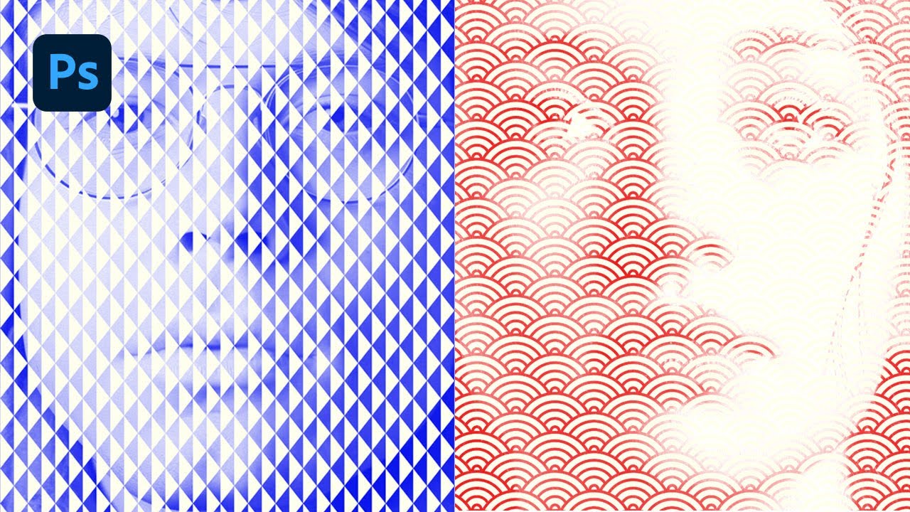Tuto Photoshop : Effet de Portrait sur Motif