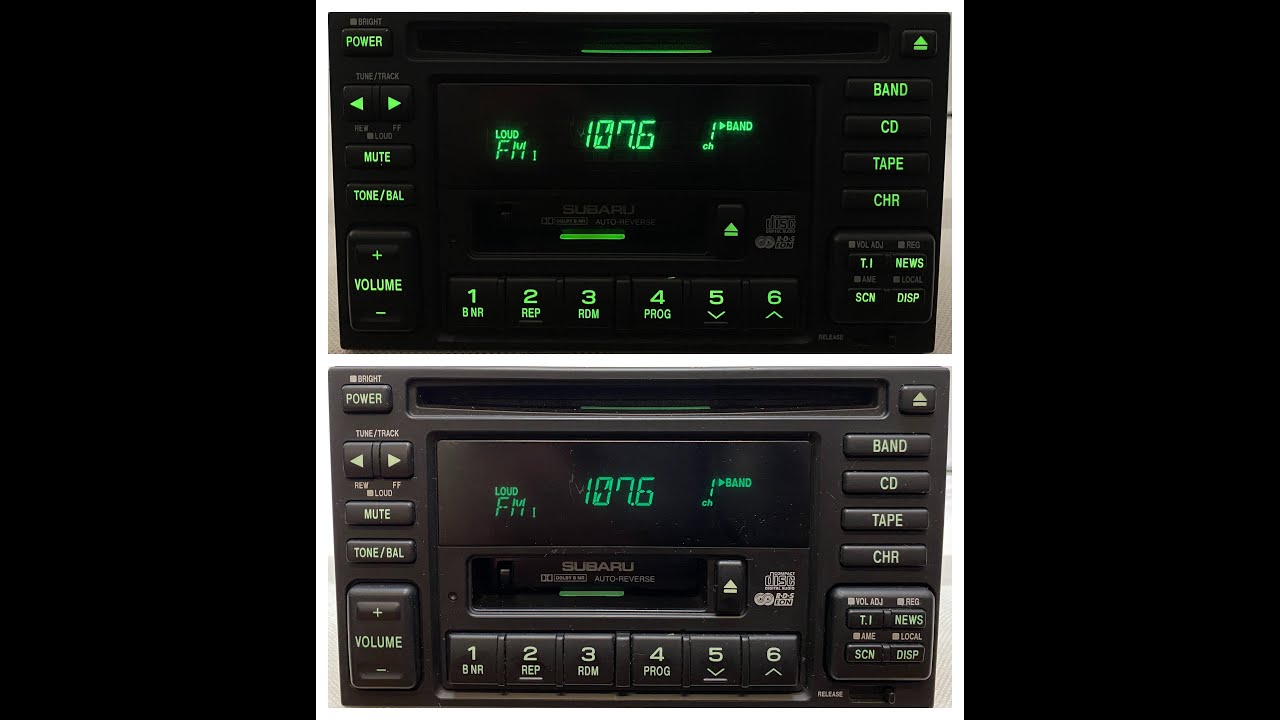 Genuine Subaru Kenwood GX-608EF2B Car CD Cassette Radio Player / Testing - For Sale