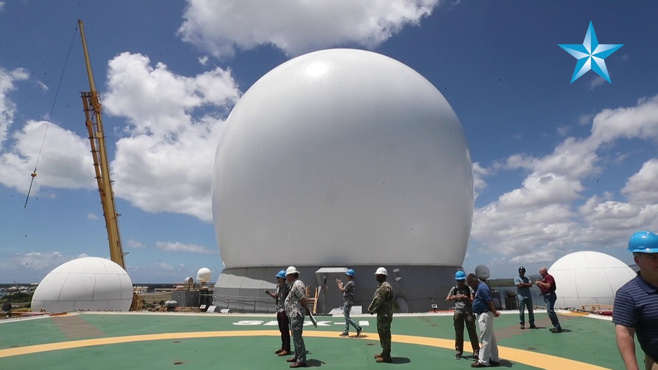 Take a tour of the 'golf ball' radar ship at Ford Island, Pearl Harbor
