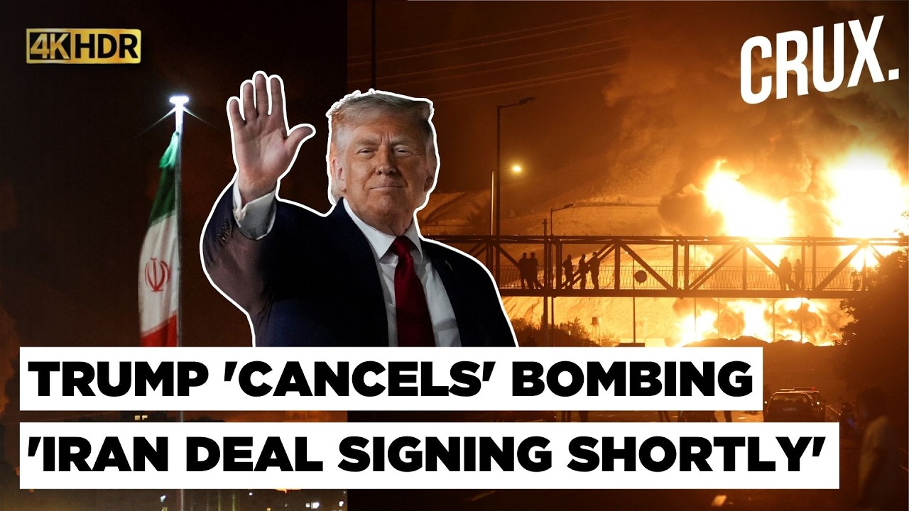 Trump &lsquo;Cancels' Iran Bombing, Announces Potential Deal Signing After Threatening to Take Kharg | 4K