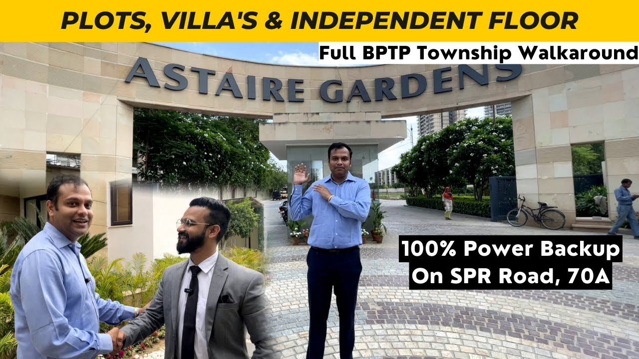 Gated Villas, Independent Floors & Plots In Bptp Astaire Garden, On SPR Road