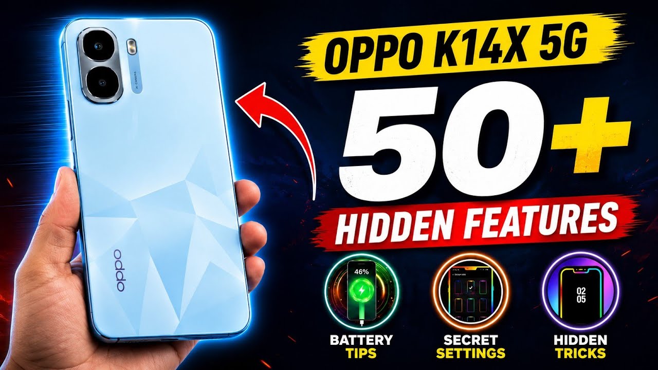 Oppo K14x 5G – 50+ Hidden Features & Tips Tricks | 99% Users Don’t Know These Settings👑😱🔥