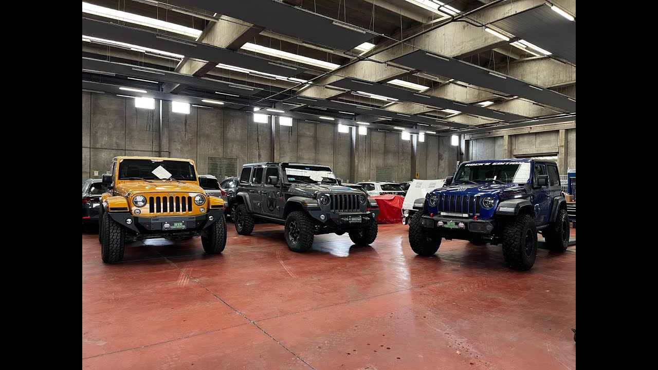 Misure pneumatici omologati su Jeep Wrangler