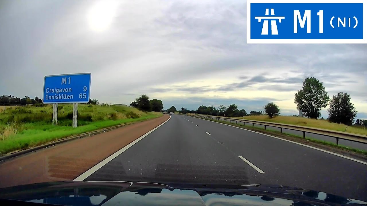 M1 Motorway (Northern Ireland) - J9 (Moira A3/A26) to J10 (Lurgan A76)