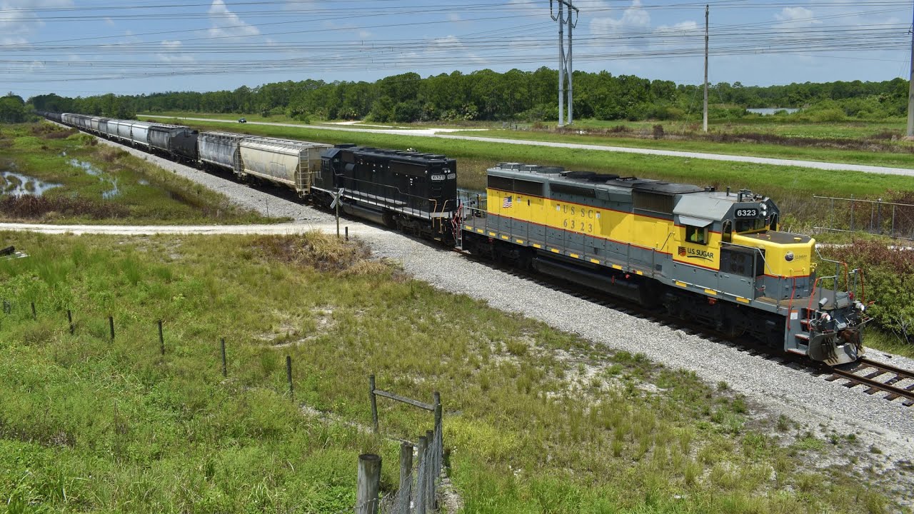 Freight and Passenger Trains Around Ft. Pierce, Florida