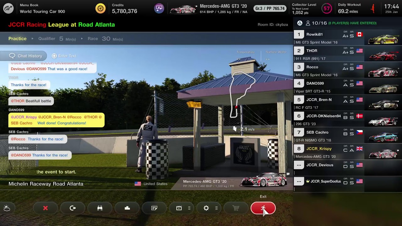 JCCR Season 2 Round 3 Pro/Amateur Road Atlanta | Ninth Stream of 2026 | Collab with SuperDoofusInc