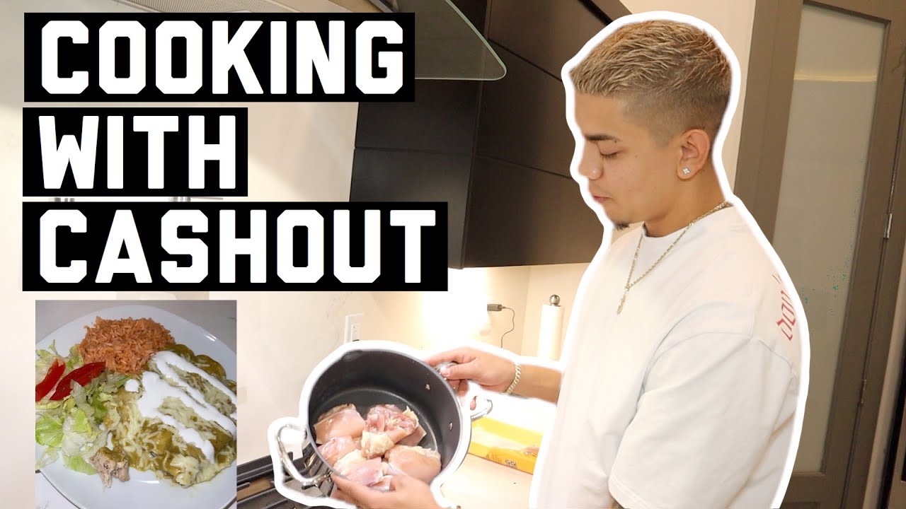 cooking with cashout: GREEN ENCHILADAS