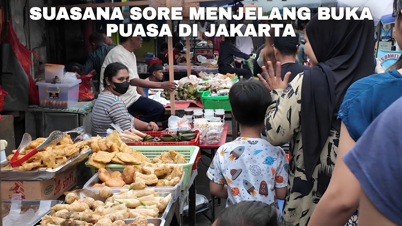 Jalan-Jalan Sore Menunggu Buka Puasa Di Jakarta | Ramadan Di Jakarta Indonesia