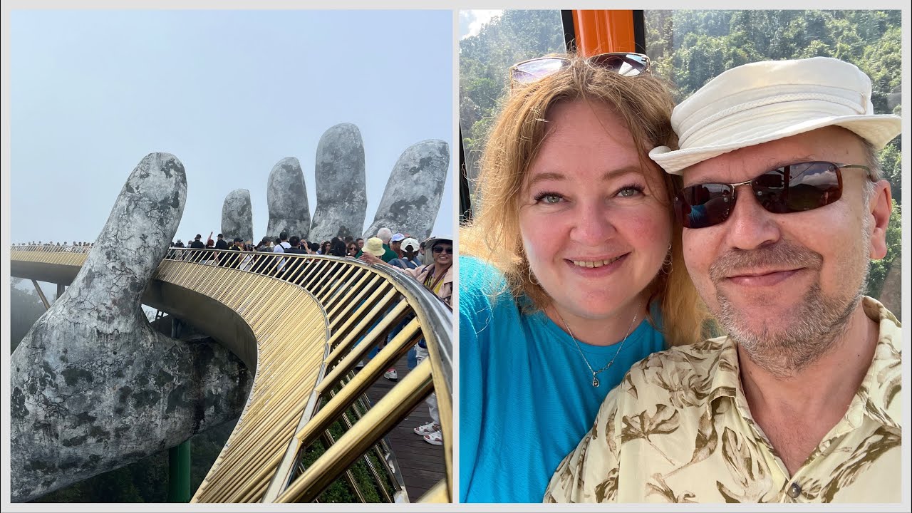 #21 Золотой мост и Руки Будды. Едем в горный парк Ba Na Hills, Дананг, Вьетнам. Едем сами
