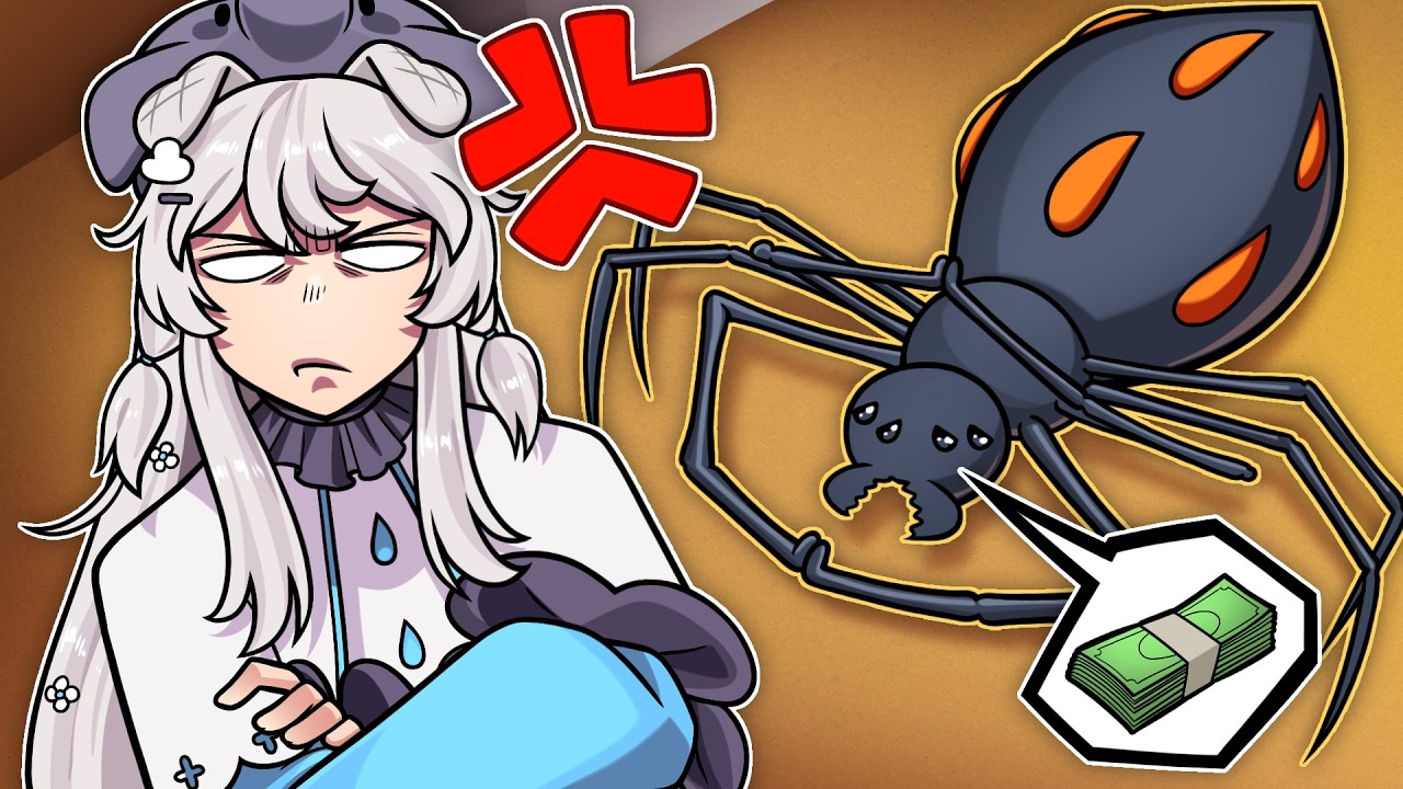 THIS SPIDER DOESN'T PAY RENT IN THIS ECONOMY 【My Friend the Spider】