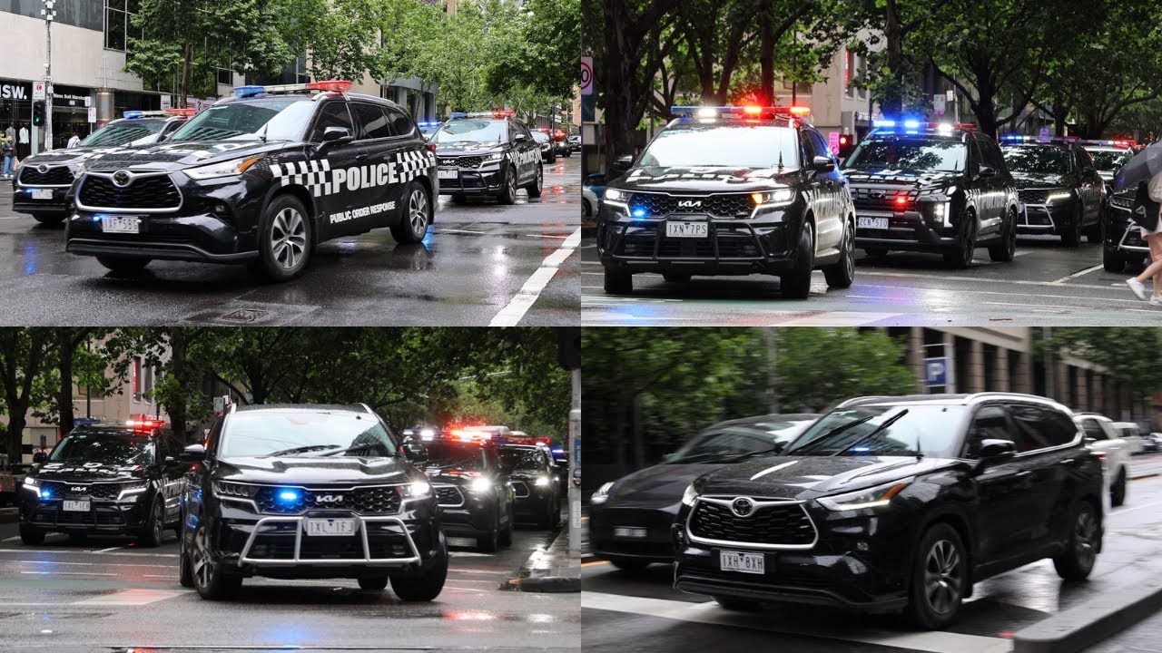 LARGE CONVOYS! PORT Teams Flood City After Protest Riot Breakout