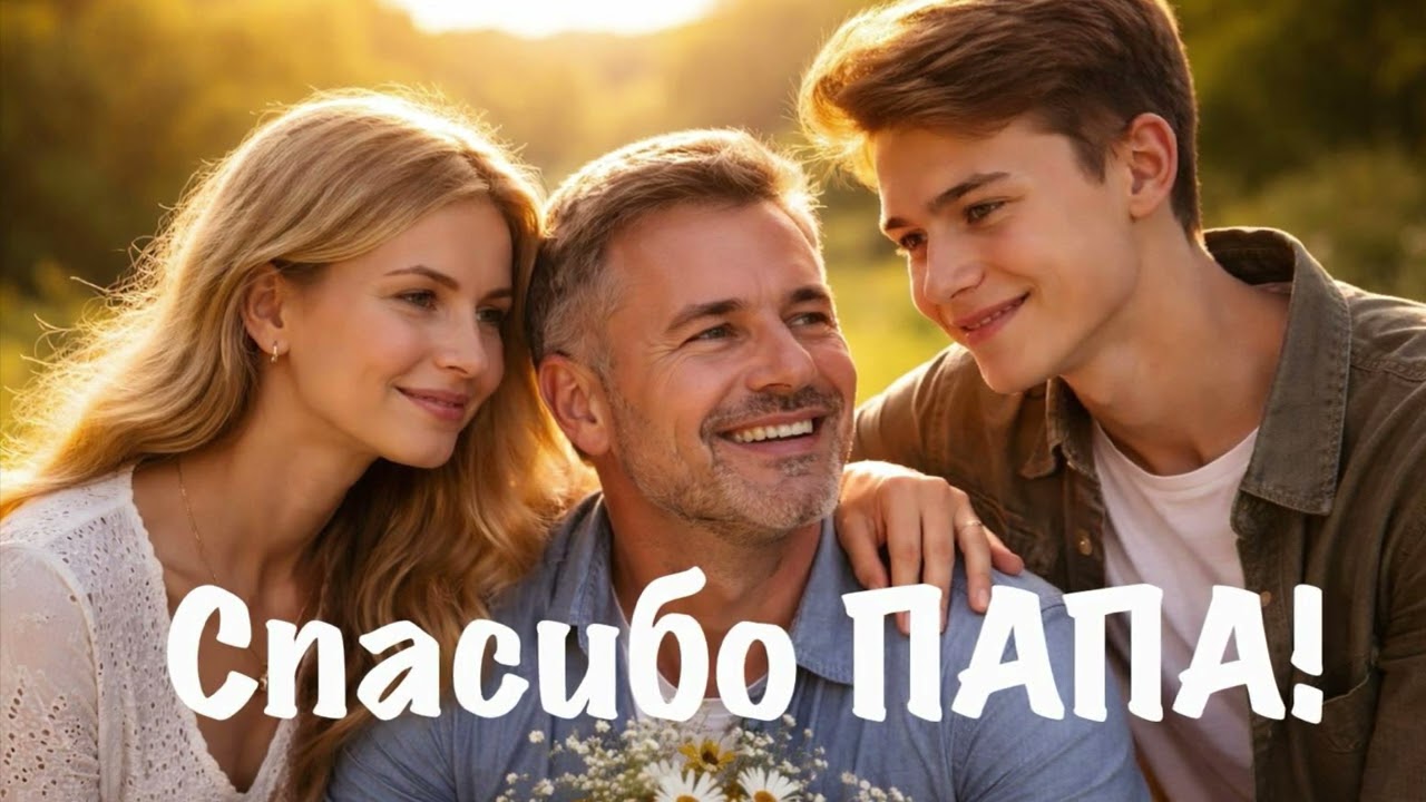 Спасибо Папа! Песня для отца! Спасибо всем отцам за их заботу!