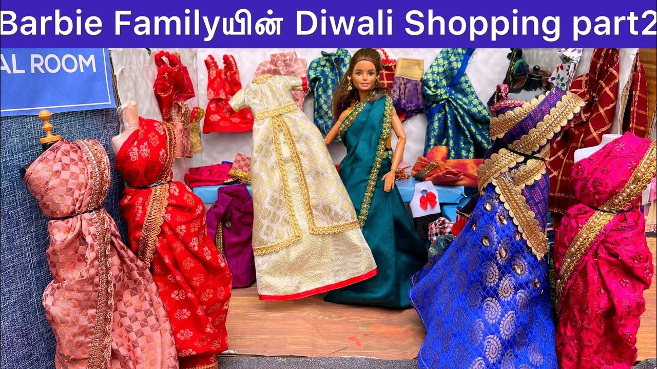 ராஜா ராணி Episodes 158|Barbie Familyயின் Diwali Shopping part2|Costly Dressக்கு அடம்பிடிக்கும் Bommi
