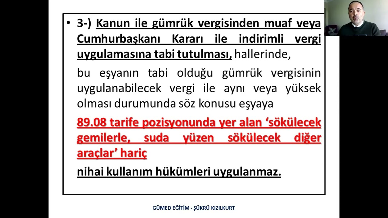 NİHAİ KULLANIM ÖRNEK VİDOLU SORU ÇÖZÜMLÜ-- ŞÜKRÜ KIZILKURT - GÜMED EĞİTİM