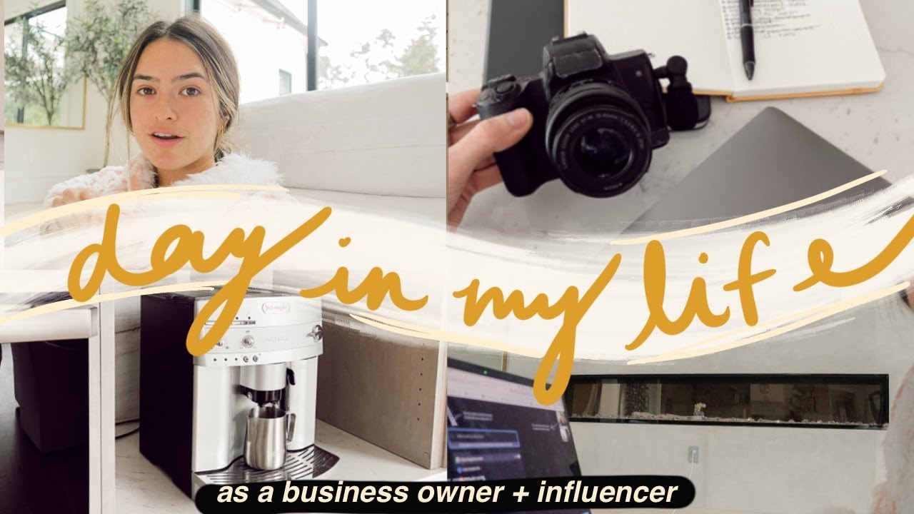 What A Day in The Life of a Business Owner + Influencer Is Like
