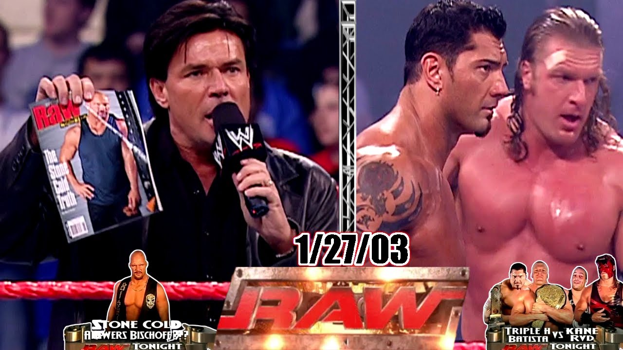WWE RAW — 27 января 2003 г. Полный разбор — Бишофф расхваливает ответ Остина — Штайнер критикует HHH