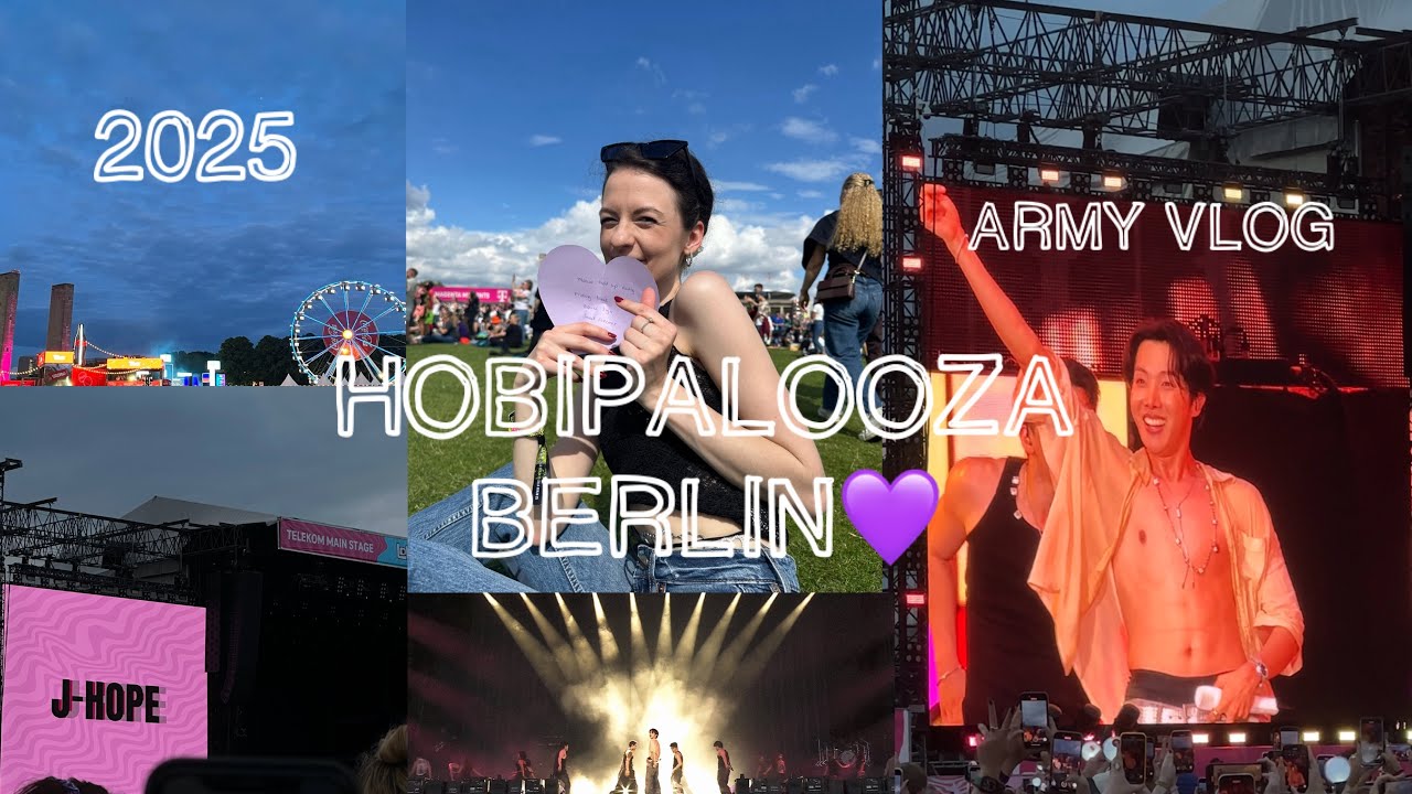 HOBIPALOOZA 2025💜ARMY VLOG (concert clips+other artists)