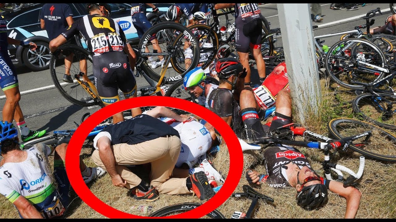 What The fuck moments in cycling, crashes and injuries (Top Ten)