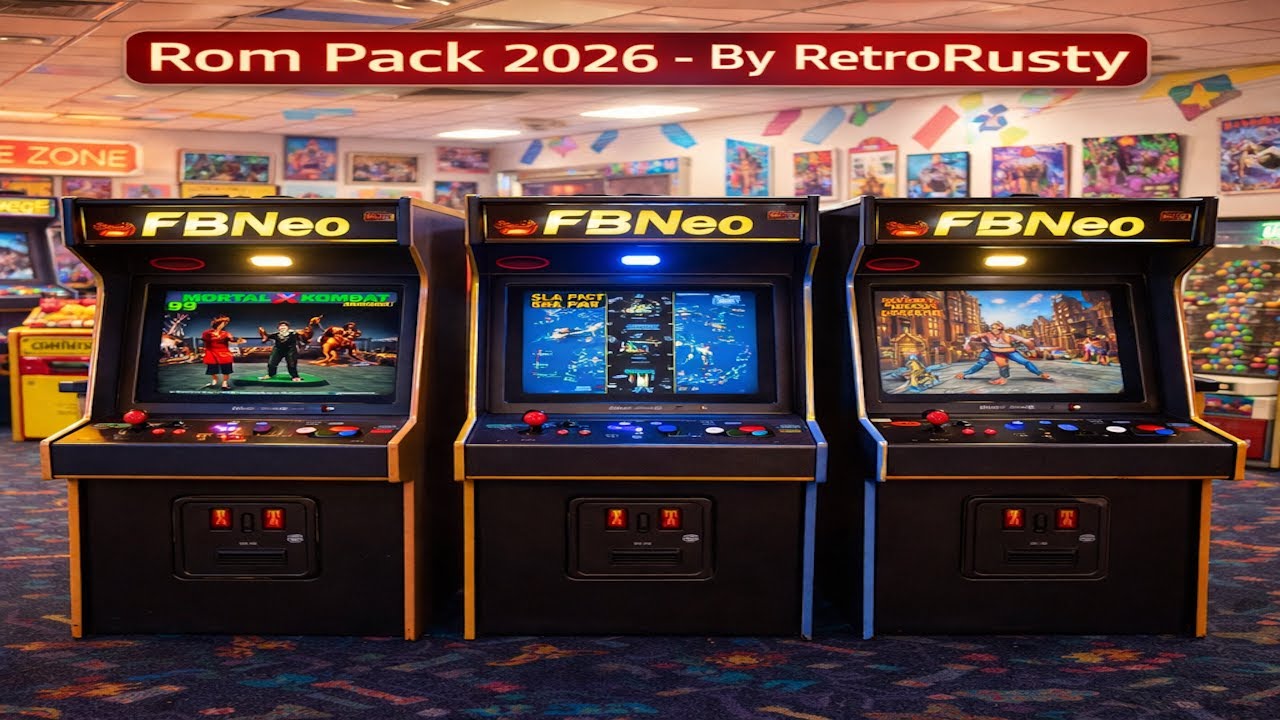Arcade FBNeo Rom Pack 2026 (2388 Games + Art) - Retrobat | Batocera