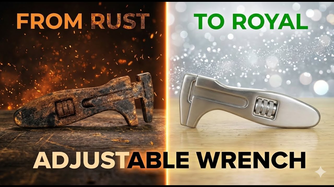 Restoring a Century-Old Adjustable Wrench | Forgotten Iron Relic Restoration