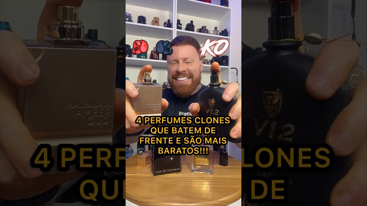 4 PERFUMES CLONES que BATEM DE FRENTE e s&atilde;o mais BARATOS que suas INSPIRA&Ccedil;&Otilde;ES IMPORTADAS CARAS 🔥