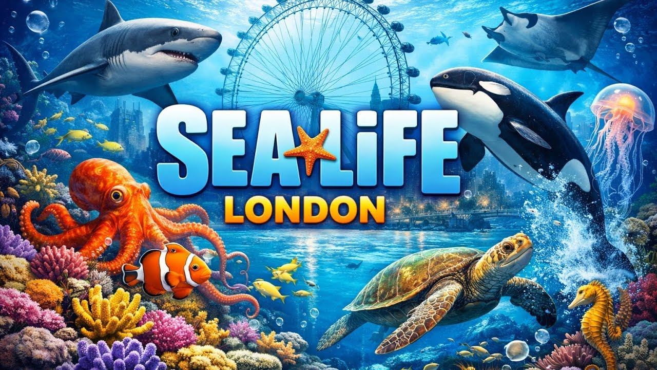 Sealife london virtual tour 4k 60fps HDR10 shot with s26 ultra 