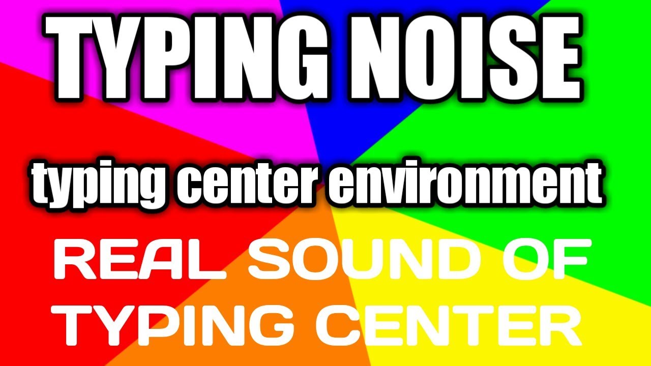 ONLINE BACKGROUND NOISE OF TYPING || TYPING CENTER NOISE (3D) FOR RSSB LDC, SSC, High court LDC