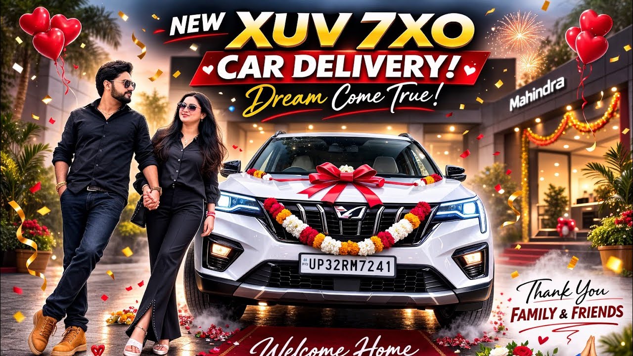 New member in family | New XUV 7XO car delivery | New car delivery | XUV 7XO | Lucknow