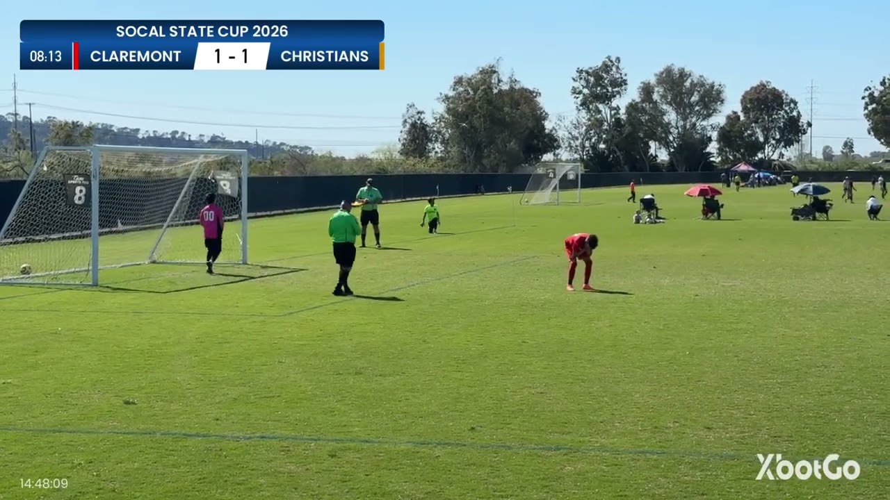 SoCal State Cup 2026 Quarter-Finals PKS: 6-5 Claremont Stars VS Christian FCA 